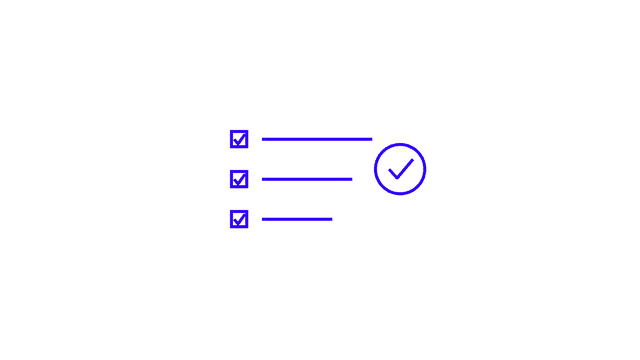 Written job checklist pulse loop